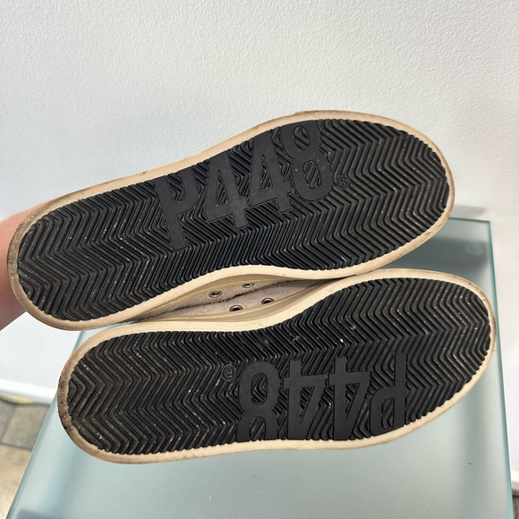 Women's Sz 37 M P448 John Suede Low-Top Lace Up Sneakers - Picture 6 of 11